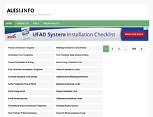 Tablet Screenshot of alesi.info